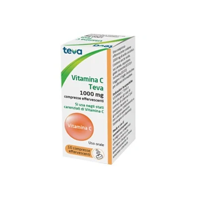 Teva Vitamina C 1000 mg compresse effervescenti, Farmaci da banco