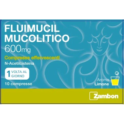 Zambon Fluimucil Mucol 600 mg compresse effervescenti Farmaci