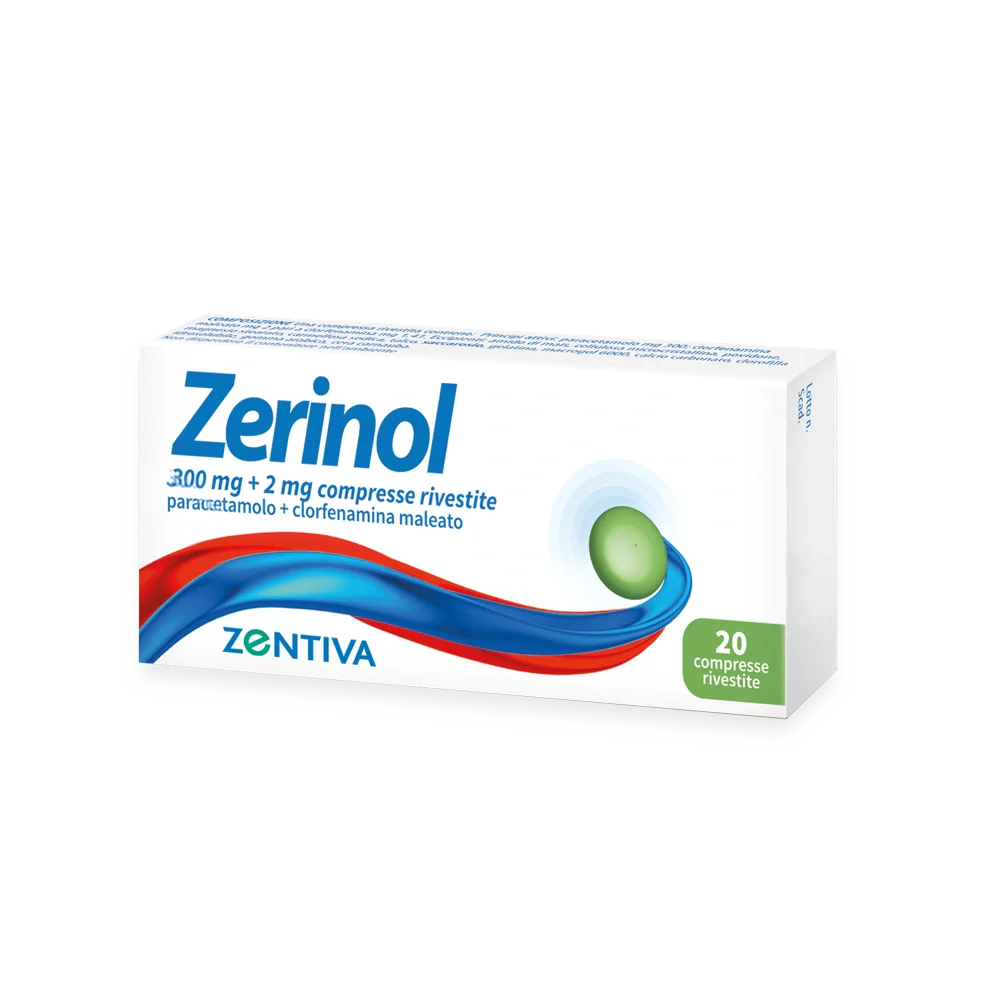 Zentiva Zerinol 300 mg + 2 mg 20 compresse Farmaci
