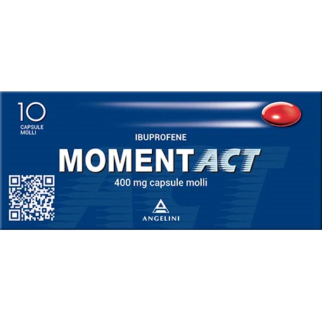 Angelini Momentact 400 mg 10 capsule molli Farmaci