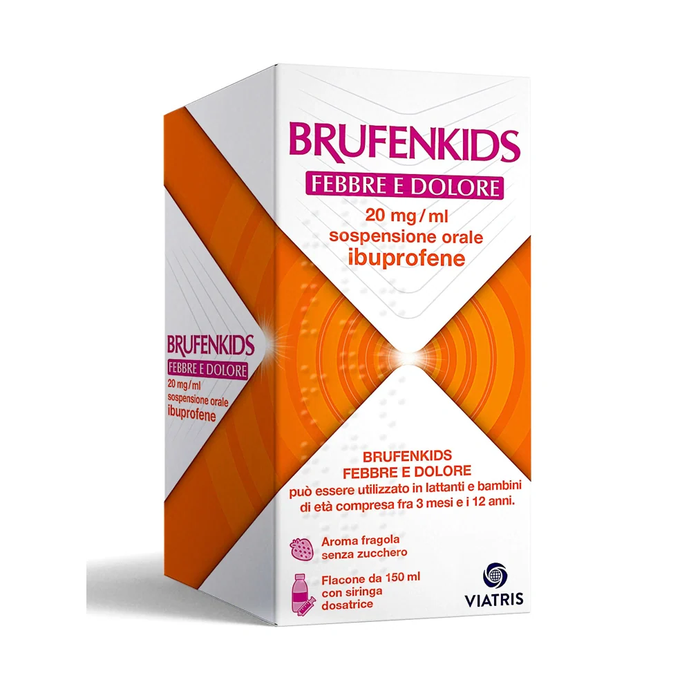 Viatris Italia BrufenKids Febbre Dolore 150 ml Farmaci