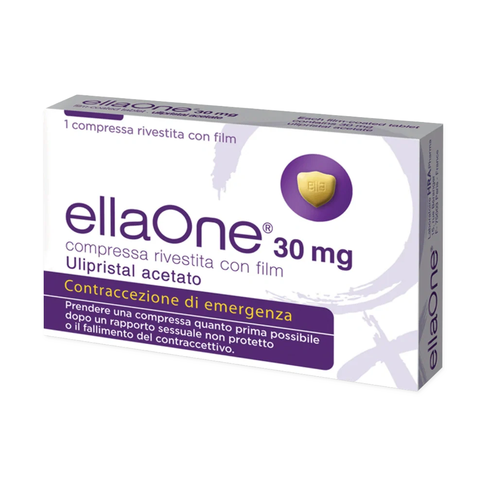 Perrigo Ellaone 30 mg compressa rivestita, contraccettivo d'emergenza, farmaco etico