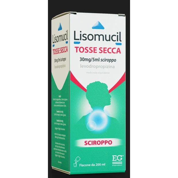 Eg Lisomucil Sciroppo Tosse Secca 200 ml Farmaci