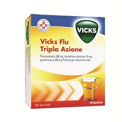 Procter & Gamble Vicks Flu Tripla A 10 Bustine Farmaci da banco