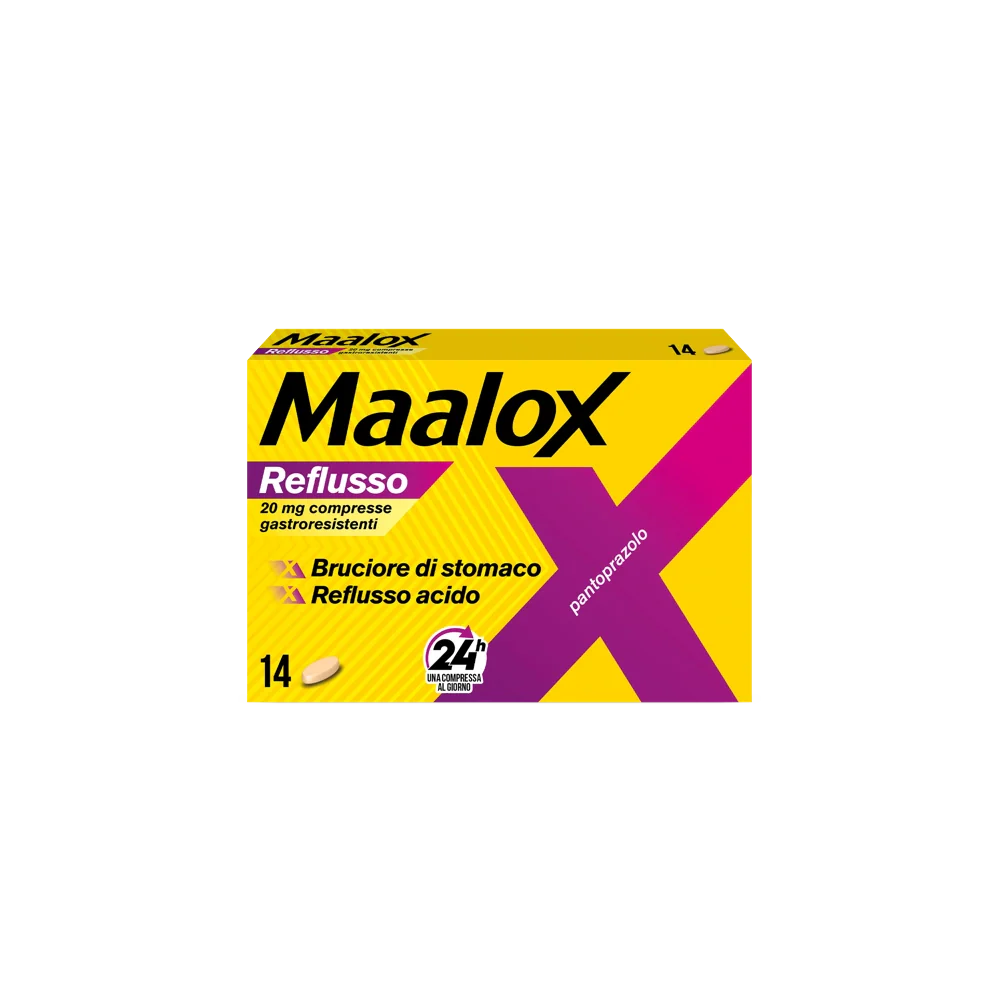 Maalox Reflusso 14 Compresse Gastroresistenti 20 mg