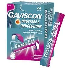 Reckitt Benckiser Gaviscon Bruciore e Indigestione 24 Bustine Farmaci da banco