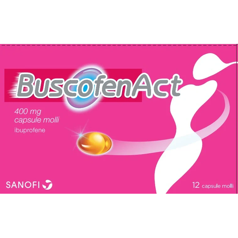 Buscofenact 400 mg 12 Capsule Molli