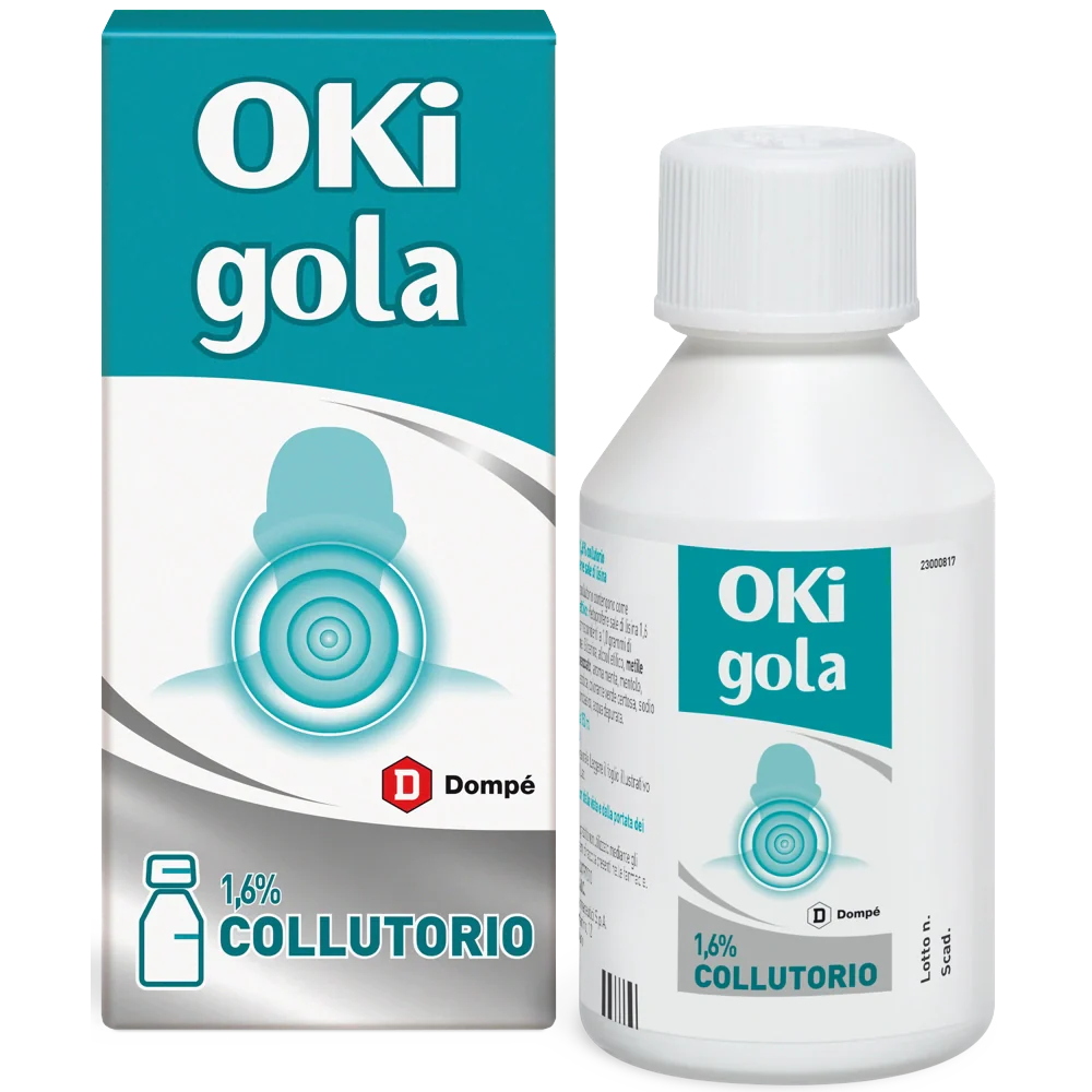 Dompe Oki Gola Collutorio 150 ml Farmaci da banco