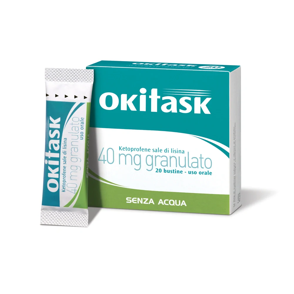 Dompe Okitask Granulato 40 mg 20 bustine Farmaci