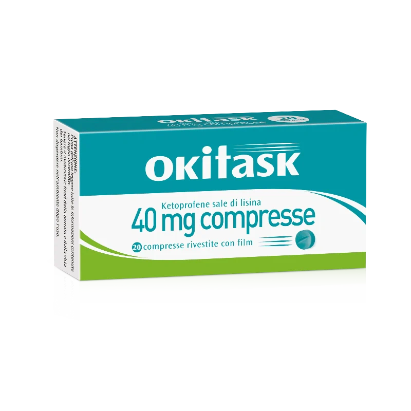 Dompe Okitask 40 mg 20 compresse rivestite Farmaci