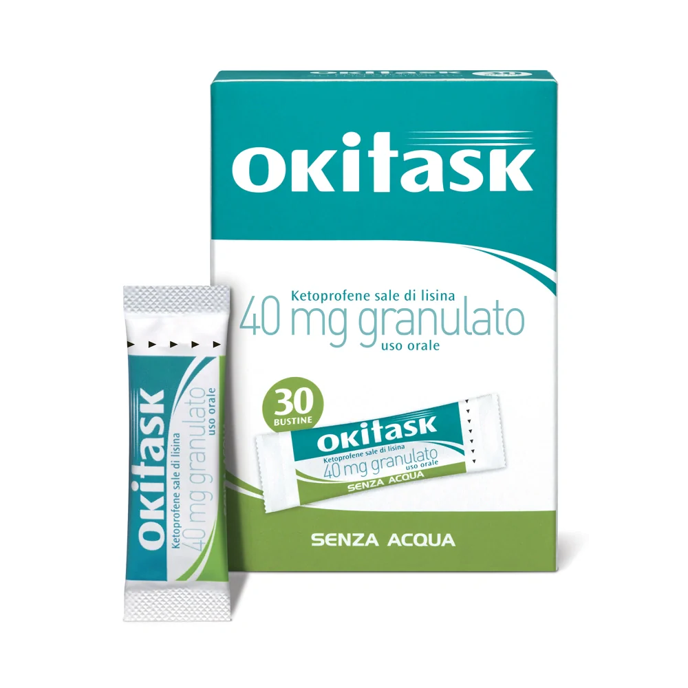 Dompe Okitask OS Granulato 40 mg 30 bustine Farmaci
