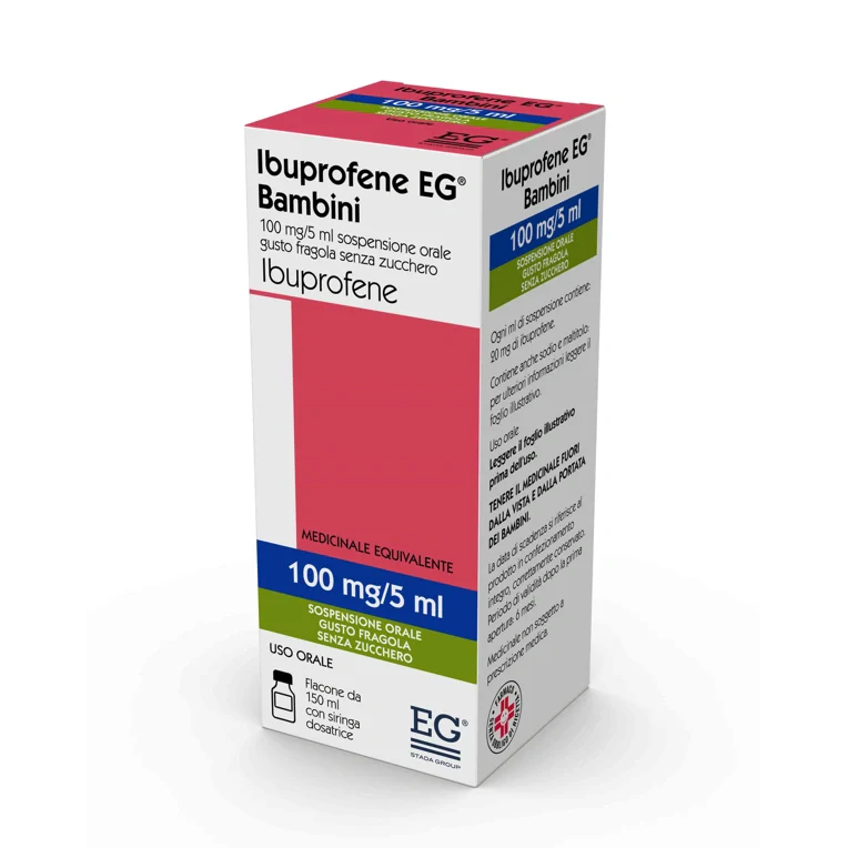 EG Ibuprofene 150 ml Fragola Farmaci