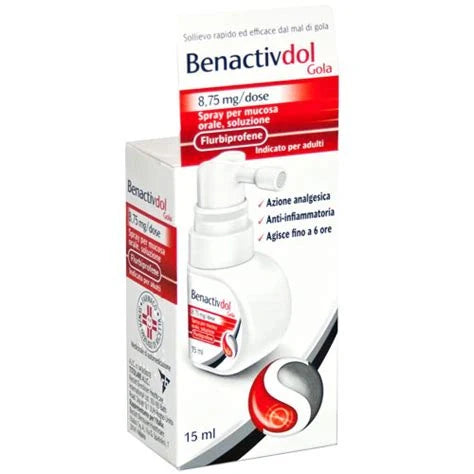 Reckitt Benckiser Benactivdol Gola Spray 15 ml Farmaci da banco