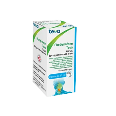 Teva Flurbiprofene Te*os Spray 15ml Farmaci