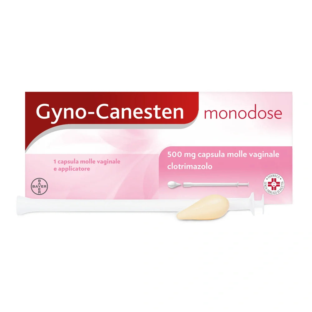 Bayer Gynocanesten 500 mg capsula vaginale Farmaci