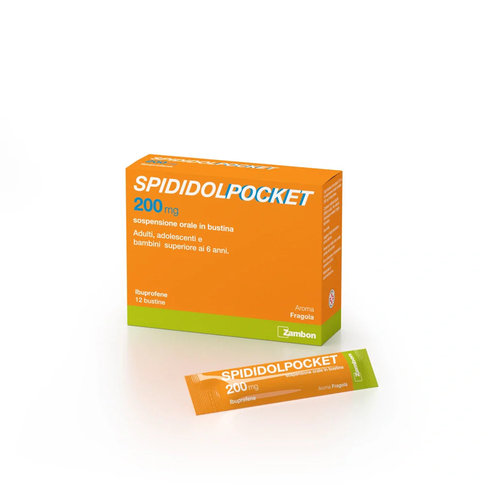 Zambon Spididol Pocket 200 mg 12 bustine Farmaci