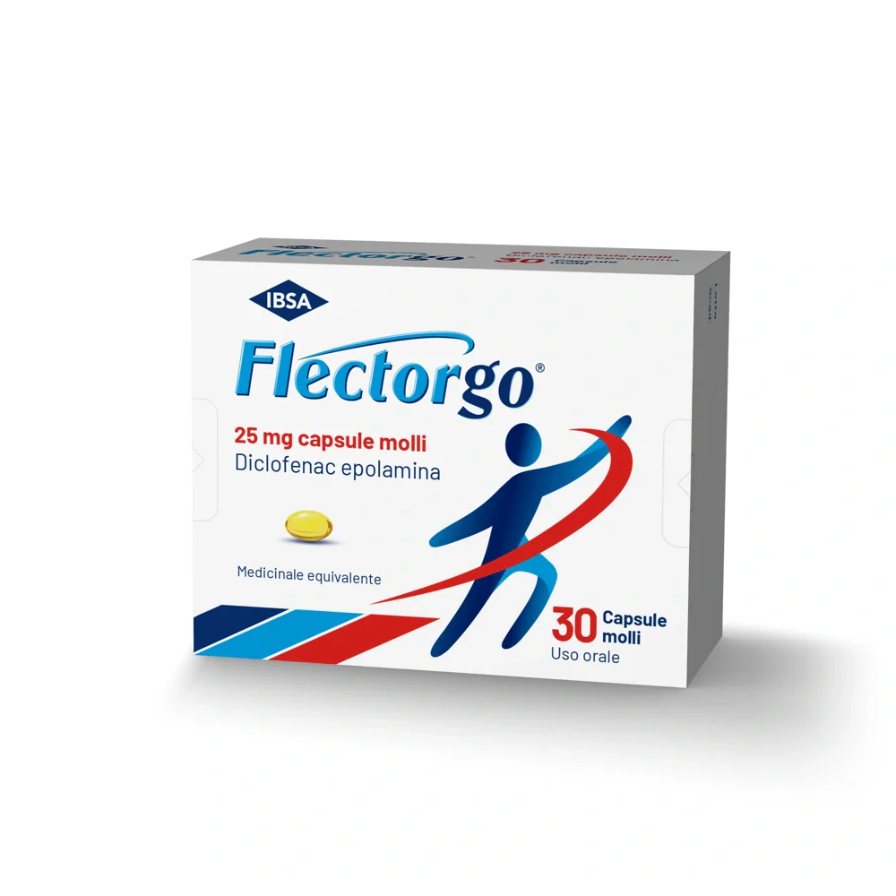 Ibsa Flectorgo 25 mg 30 capsule molli Farmaci