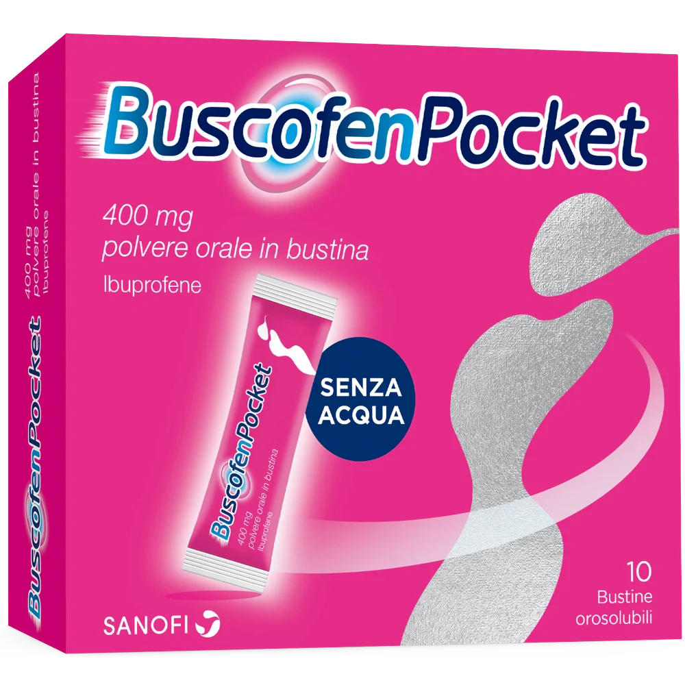Opella Healthcare Buscofen Pocket 400 mg 10 bustine Farmaci