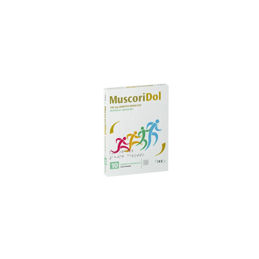 Muscoridol Cerotti Medicati Diclofenac 180 mg 10 Pezzi