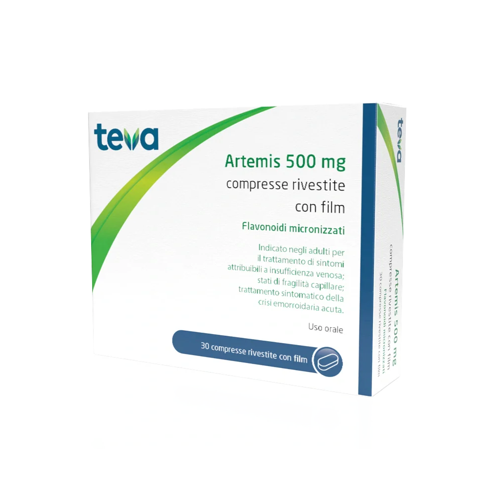 Teva Artemis 500 mg 30 compresse rivestite Farmaci