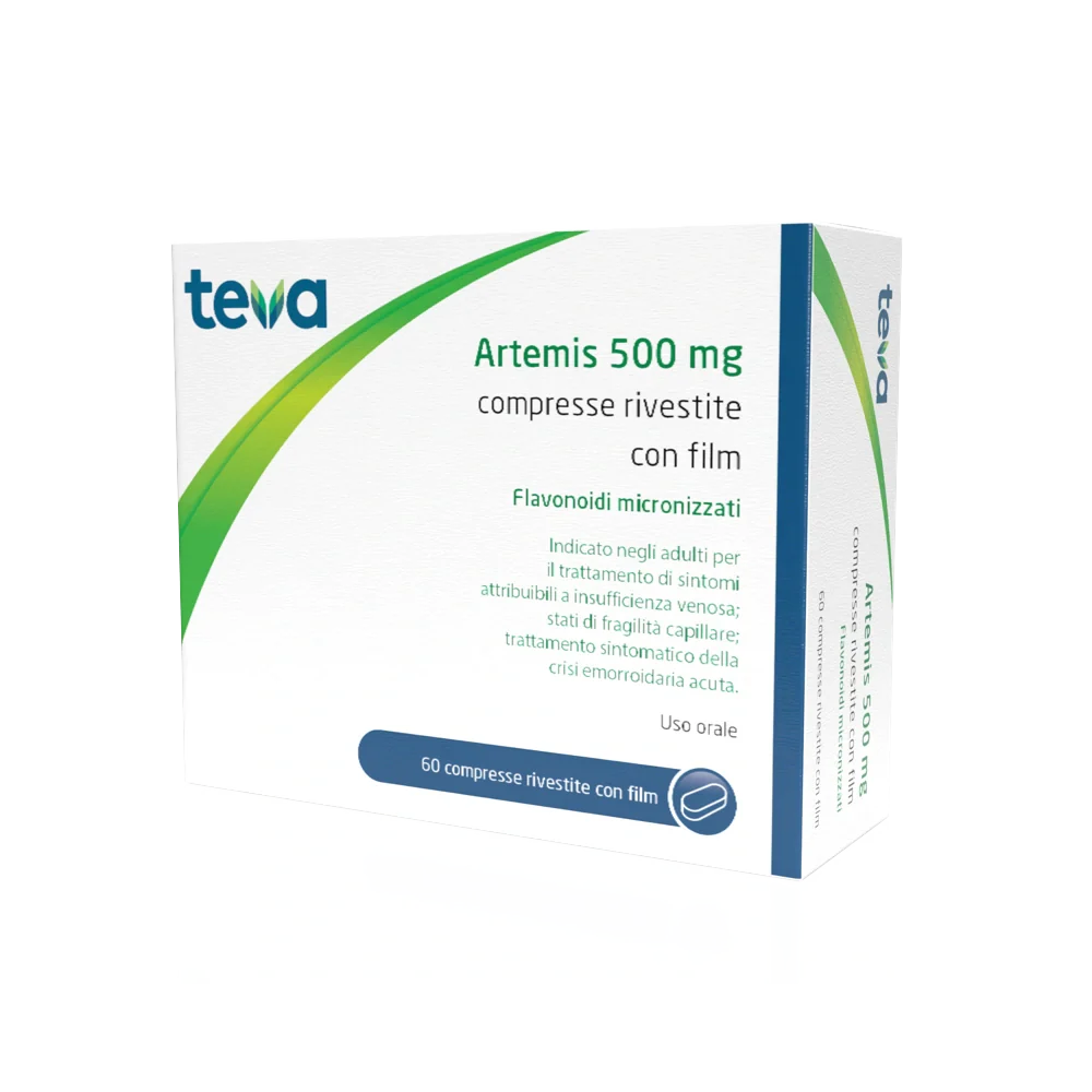 Teva Artemis 500 mg 60 compresse rivestite Farmaci