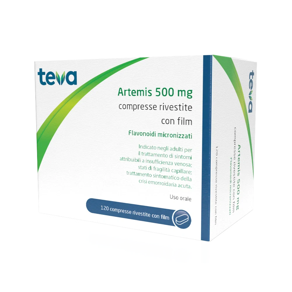 Teva Artemis 500 mg 120 compresse rivestite Farmaci