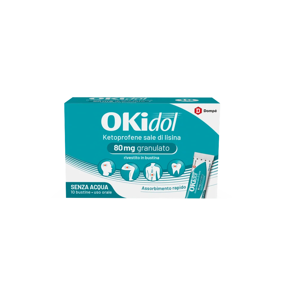 Dompé Okidol 80 mg 10 Bustine