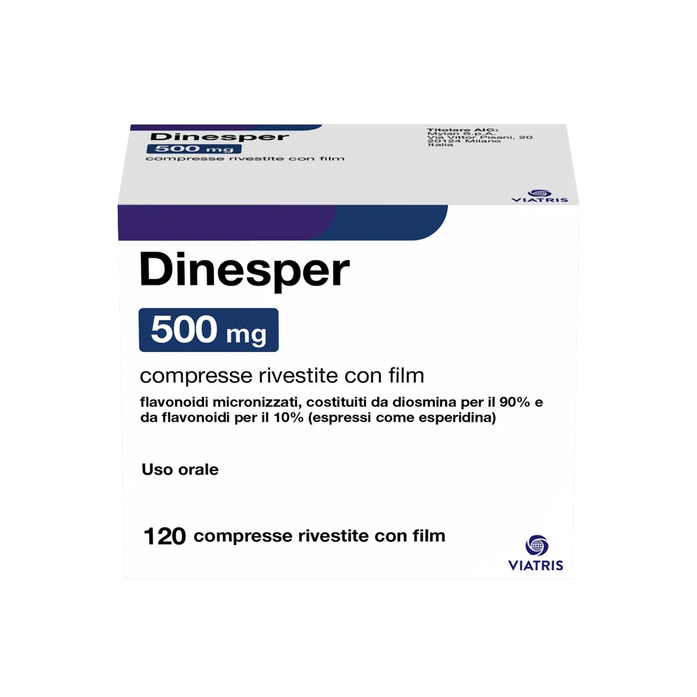 Mylan Dinesper 500 mg 120 Compresse Rivestite