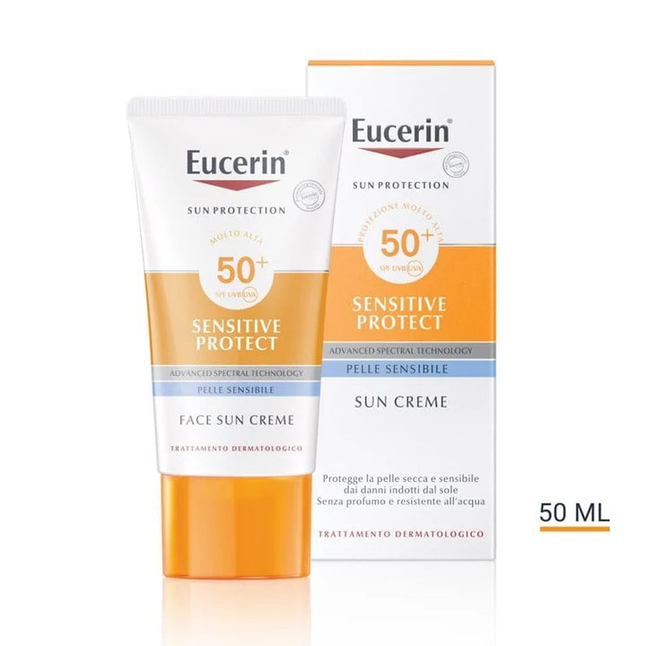 Eucerin Sensitive Protect Sun Viso Crema SPF50+ 50 ml