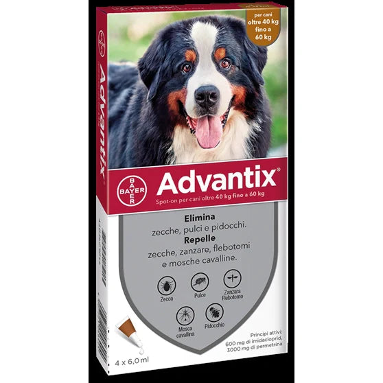 Elanco Advantix Spot On Cani 40-60 kg Farmaco Veterinario