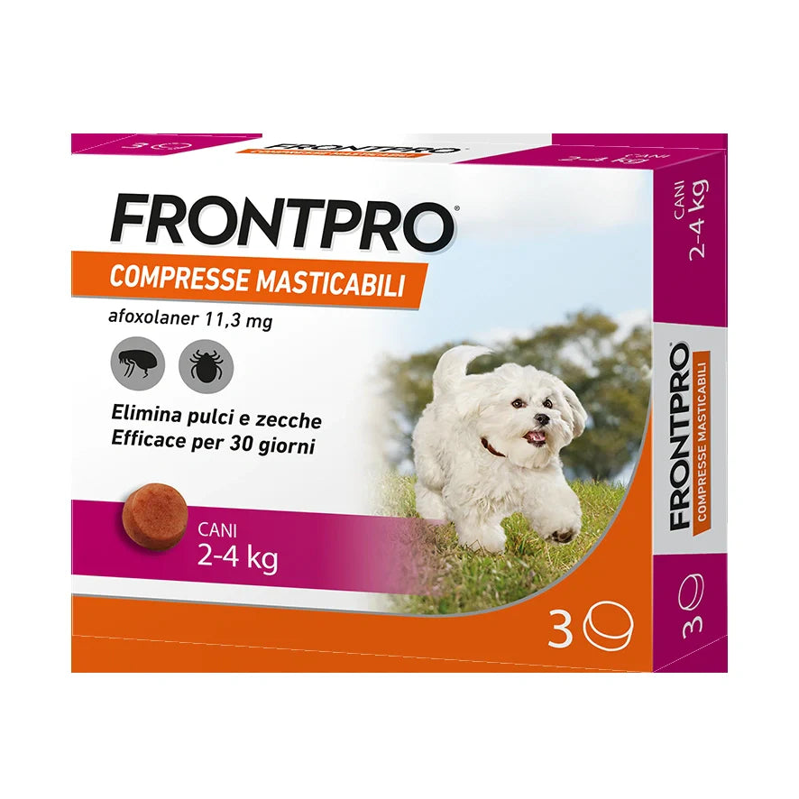 Boehringer Frontpro compresse masticabili per cani, farmaco veterinario
