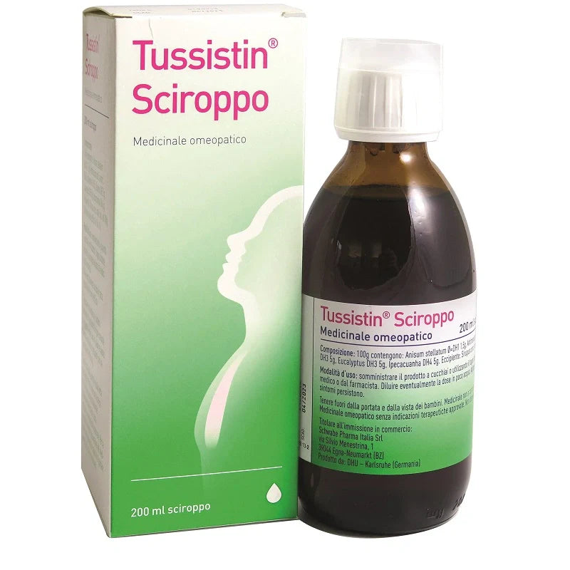 Schwabe Pharma Tussistin Sciroppo 200 ml Omeopatico