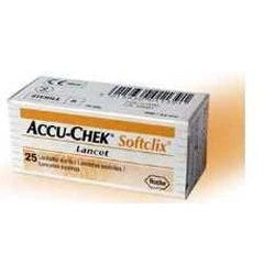 Roche Accu-Chek Softclix Lancette Pungidito 25 Pezzi Dispositivo Medico