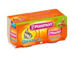 Plasmon omogeneizzato orata 80 g x 2, alimentazione prima infanzia