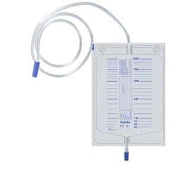 Safety sacca ur letto con scarico 130 cm, dispositivo medico per incontinenza