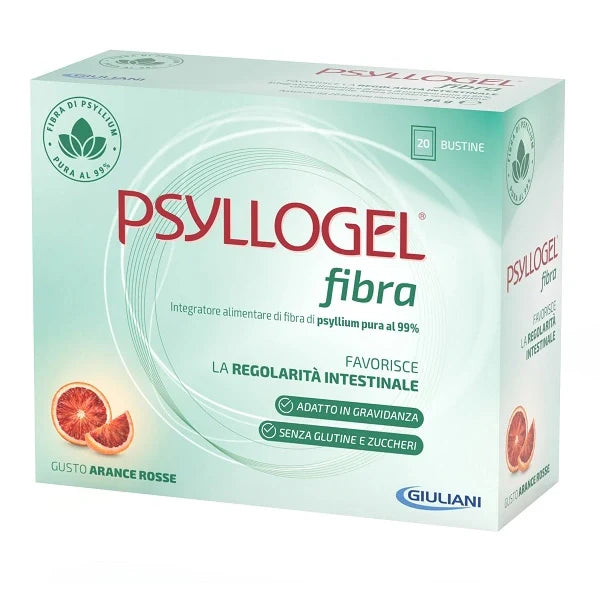 Giuliani Psyllogel Fibra Arance Rosse 20 Bustine Integratori