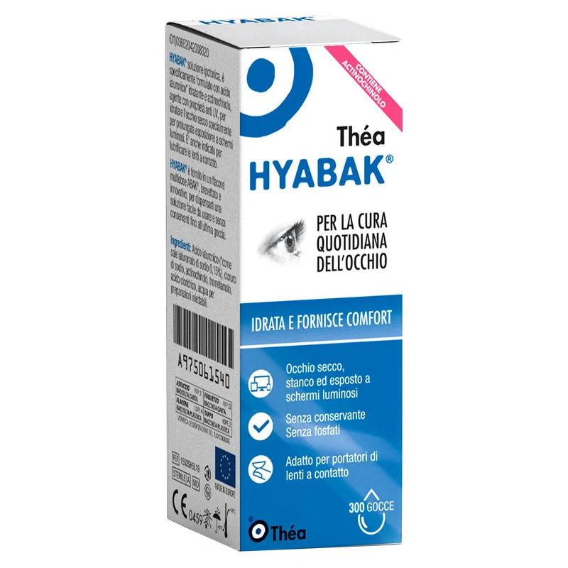 Thea Farma Hyabak soluzione oftalmica 10 ml Dispositivo medico