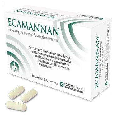 Ca.Di.Group Ecamannan 36 cps 500 mg Integratori