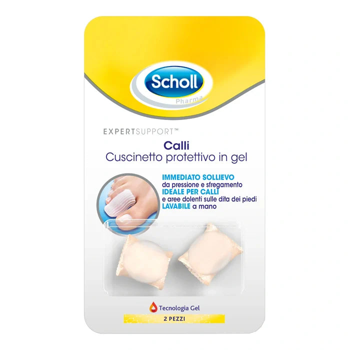Scholl Gelactiv Cuscinetti Protettivi per Calli, 2 pezzi, Dispositivo medico