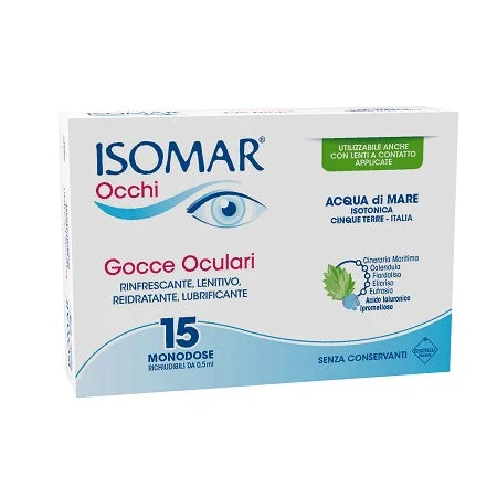 Euritalia Pharma Isomar Occhi Gocce Oculari 15 Flaconcini Dispositivo medico