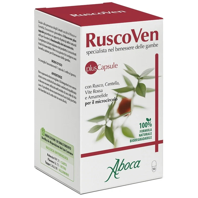 Zentiva Ruscoven Plus 50 capsule, integratore per circolazione