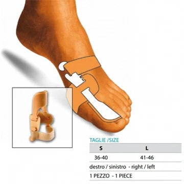 Safte correttore notturno alluce valgo, dispositivo medico, ortopedia