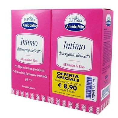 Euphidra Detergente Intimo Delicato 200 ml, igiene intima, detergenti