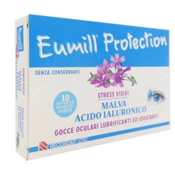 Recordati Eumill Protection Gocce Oculari 10 Flaconi Dispositivo Medico