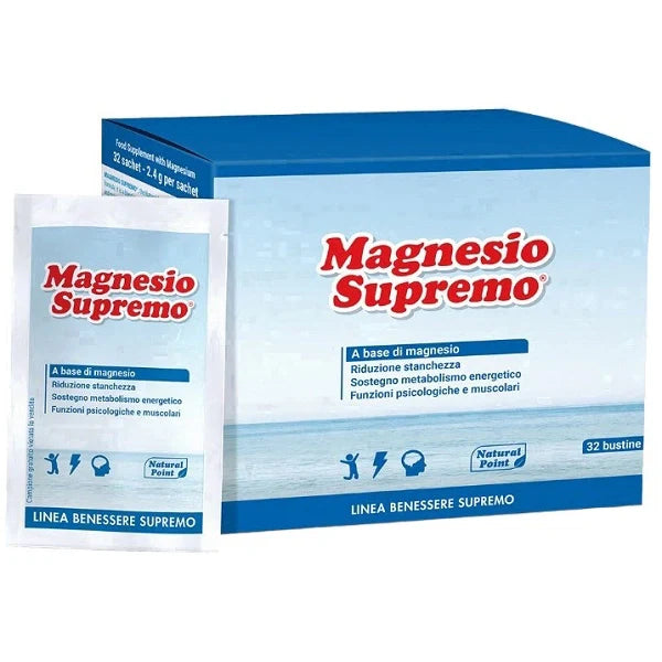Natural Point Magnesio Supremo 32 Bustine Integratori