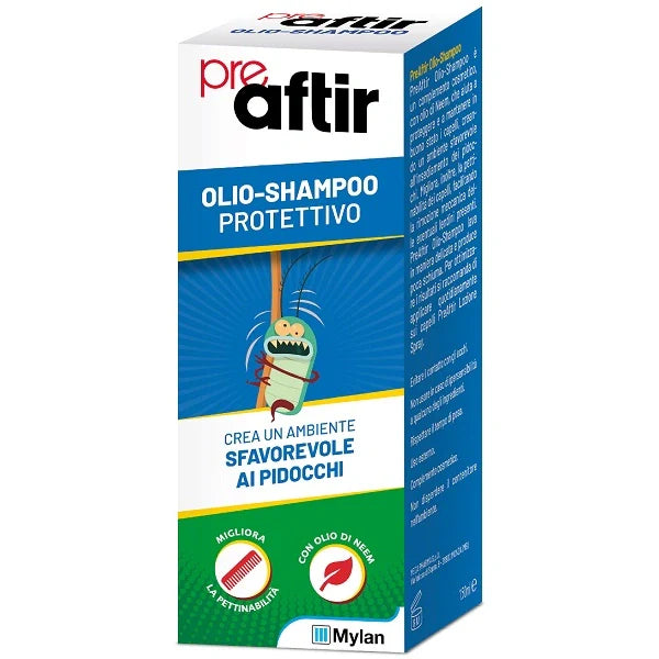 Meda Pharma Preaftir Olio Shampoo 150 ml, Shampoo per capelli