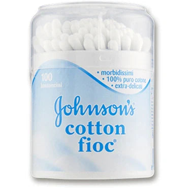 Johnson's Baby Cotton Fioc 100 Pezzi, Parafarmaci, Igiene