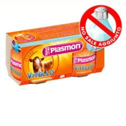 Plasmon omogeneizzato vitello 80g x 2, alimentazione prima infanzia