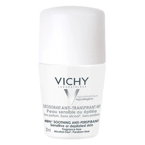 Vichy deodorante pelle sensibile roll-on 50 ml, deodoranti