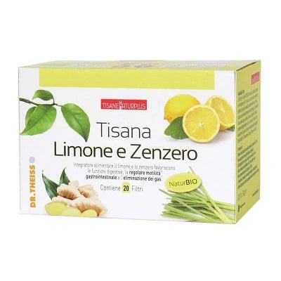 Naturplus Tisana Limone e Zenzero 20 filtri, Integratori, Digestivi